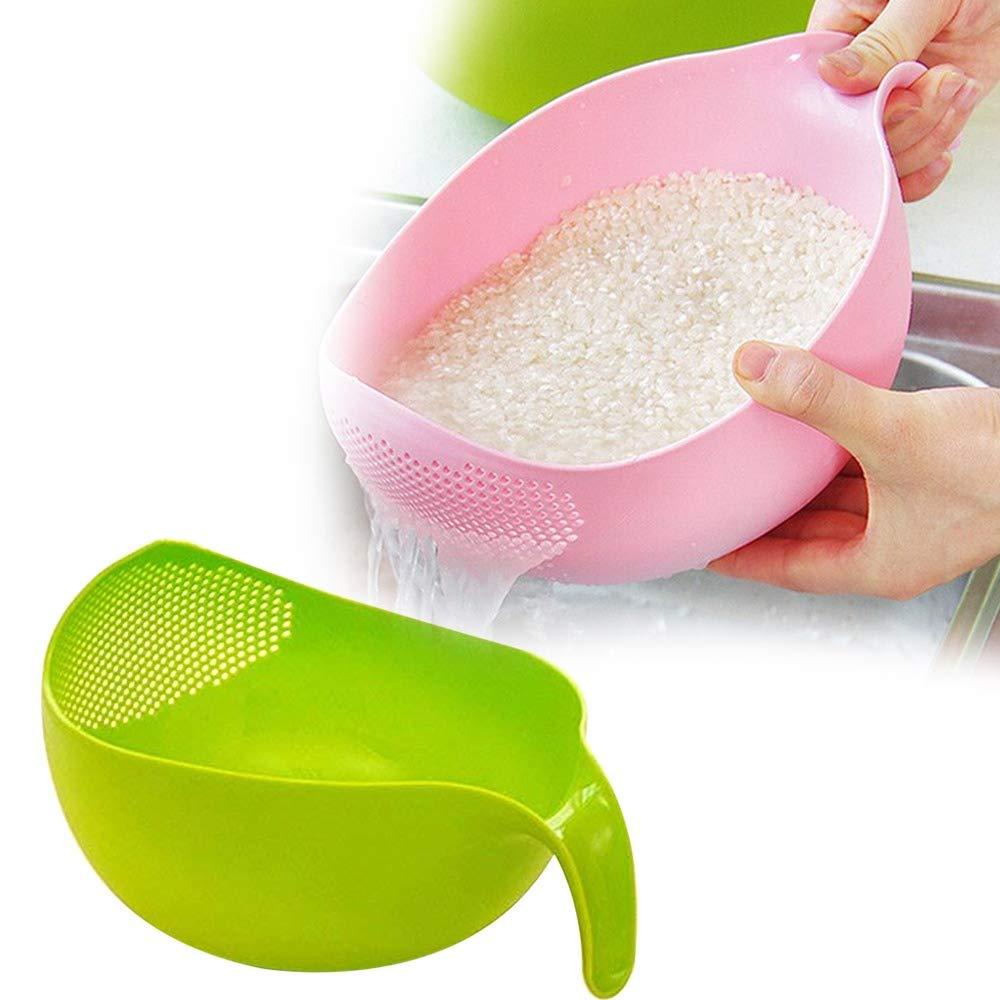 Rice Bowl Thick Drain Basket with Handle – Durable, Multi-Purpose Strainer