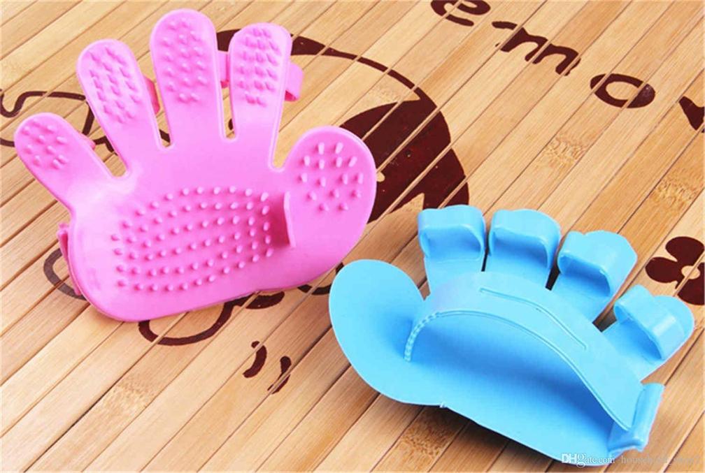 Rubber Pet Cleaning Massaging Grooming Glove Brush – Ultimate Pet Care