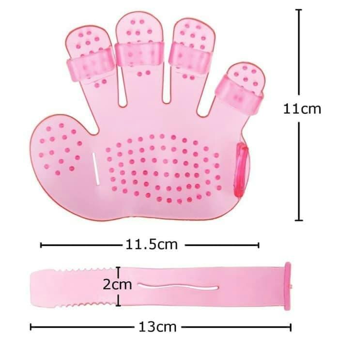 Rubber Pet Cleaning Massaging Grooming Glove Brush – Ultimate Pet Care