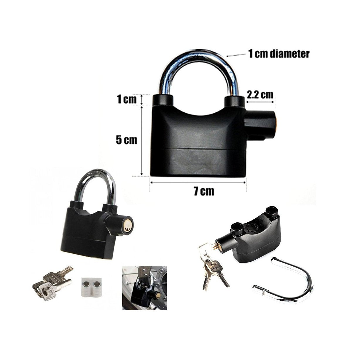 Anti-Theft Security Pad Lock with Smart Alarm – Ultimate Protection