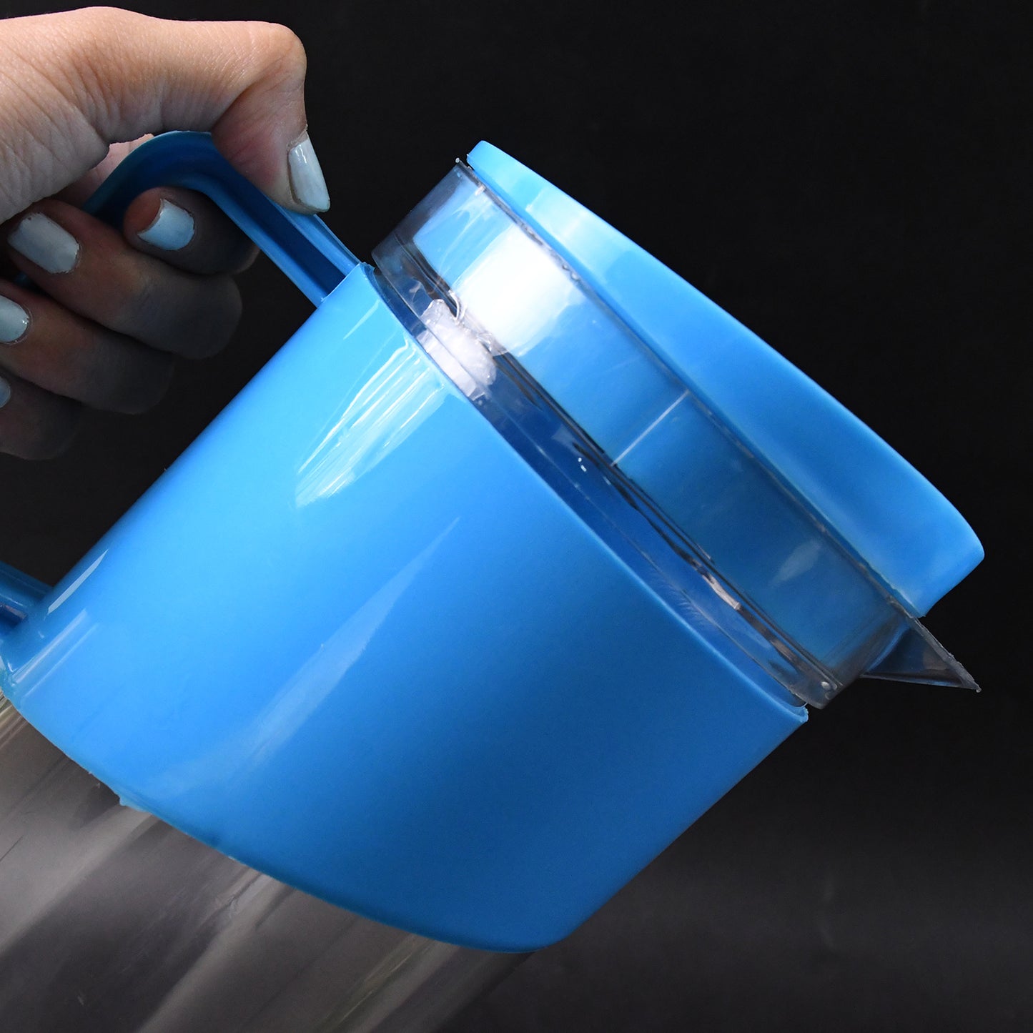 Transparent Stylish Premium Jug with Elegant Handle – 2000ml, 4 Pieces