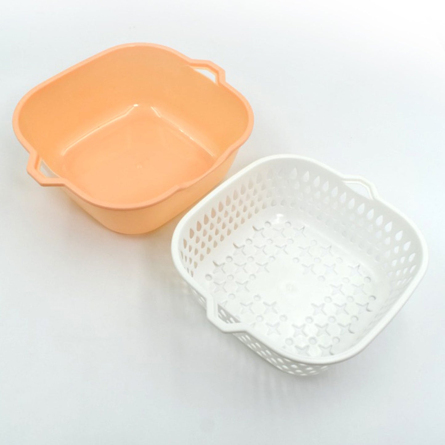 2 - in - 1 Basket Strainer – Rinse & Drain Fruits, Vegetables & More - Chestore
