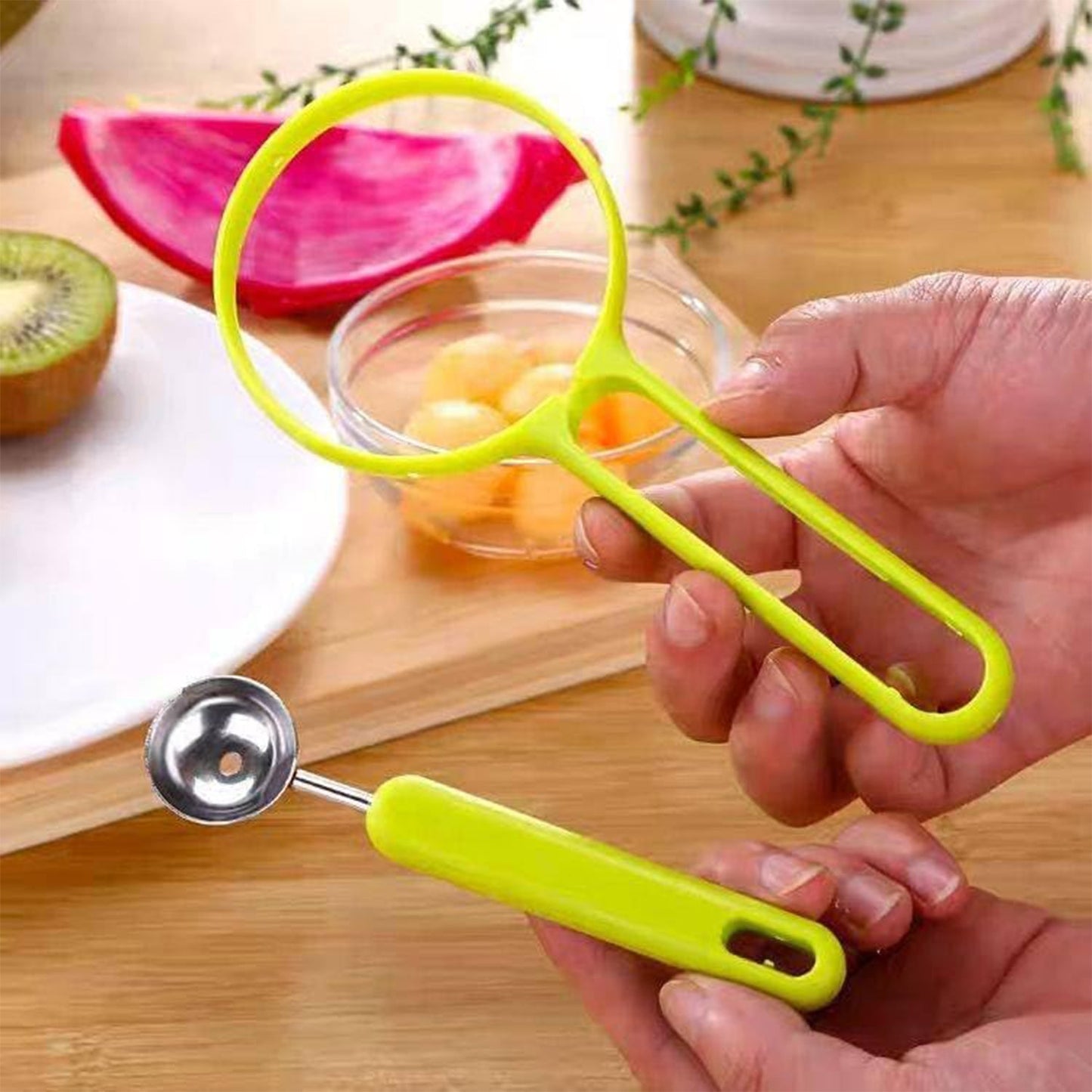 2 - in - 1 Soft Fruit Peeler & Baller – Multipurpose Kitchen Tool - Chestore