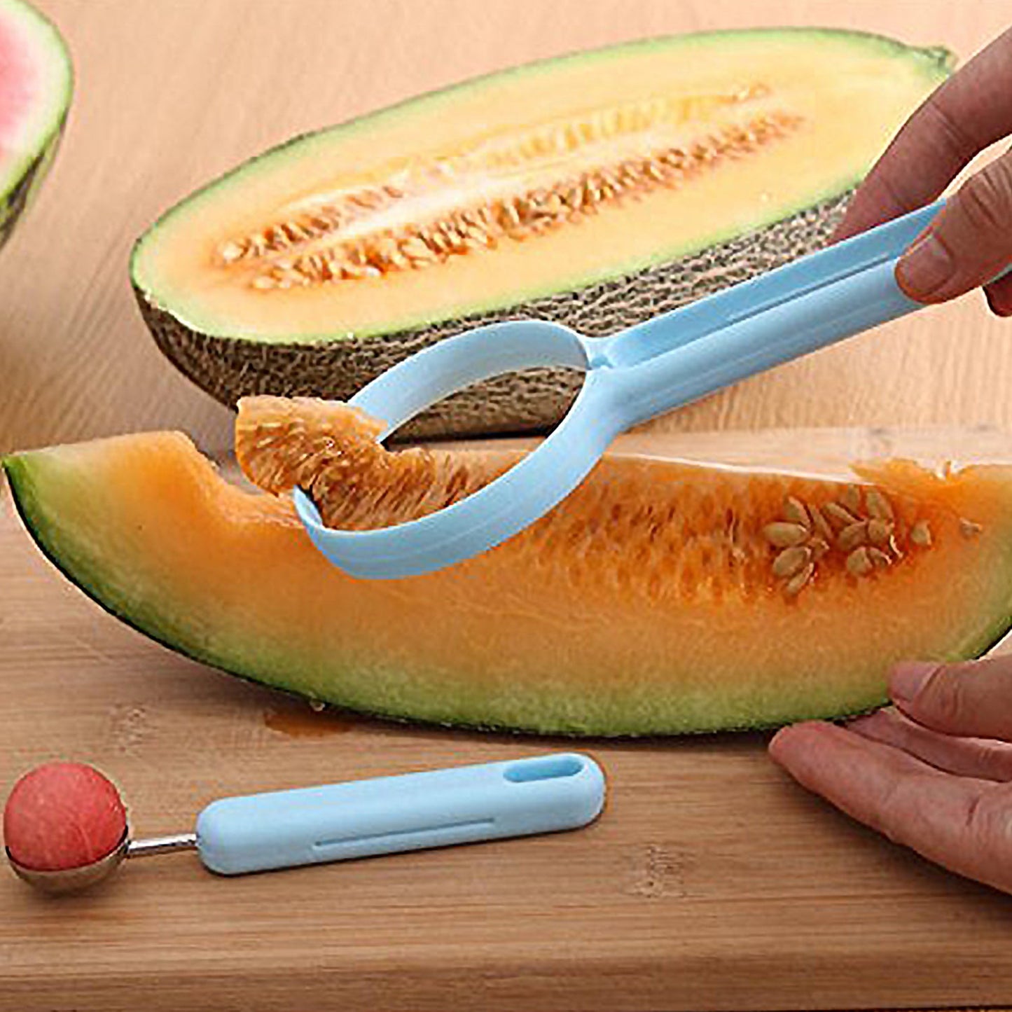 2 - in - 1 Soft Fruit Peeler & Baller – Multipurpose Kitchen Tool - Chestore