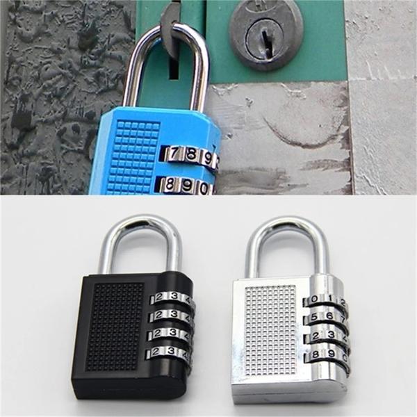 218 4-Digit Combination Padlock – Durable, Secure Lock for Luggage & Lockers