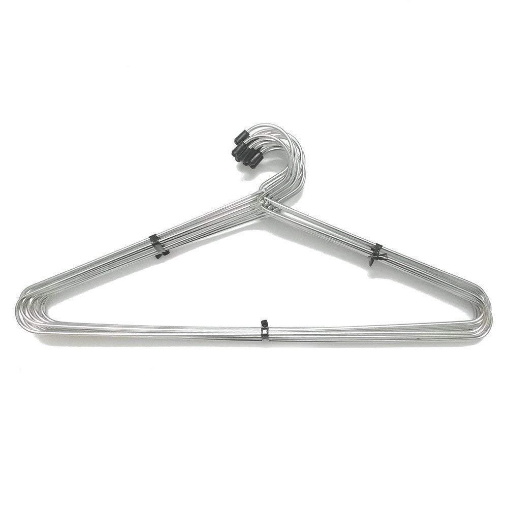 230 Stainless Steel Cloth Hanger Set (12 Pcs) - Durable and Space-Saving Closet Solution