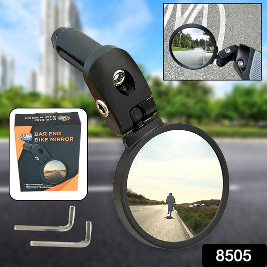 360° Rotatable & Foldable Bar-End Bike Mirror 🚴‍♂️🔍