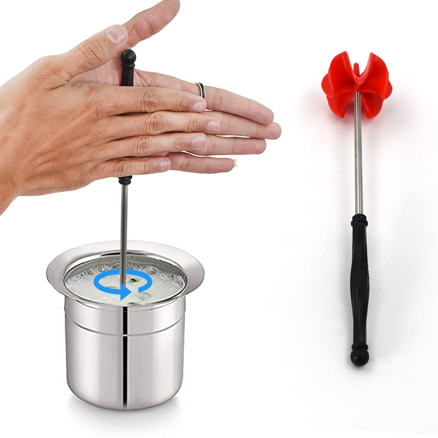 2710 Manual Hand Mixer Used In All Kinds Of Household And Official Places For Mixing Food Stuffs And Item Purposes. - Chestore