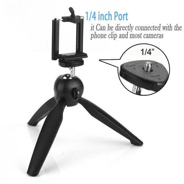 Universal Mini Tripod – Compact & Adjustable Tripod Stand for Phones & Cameras