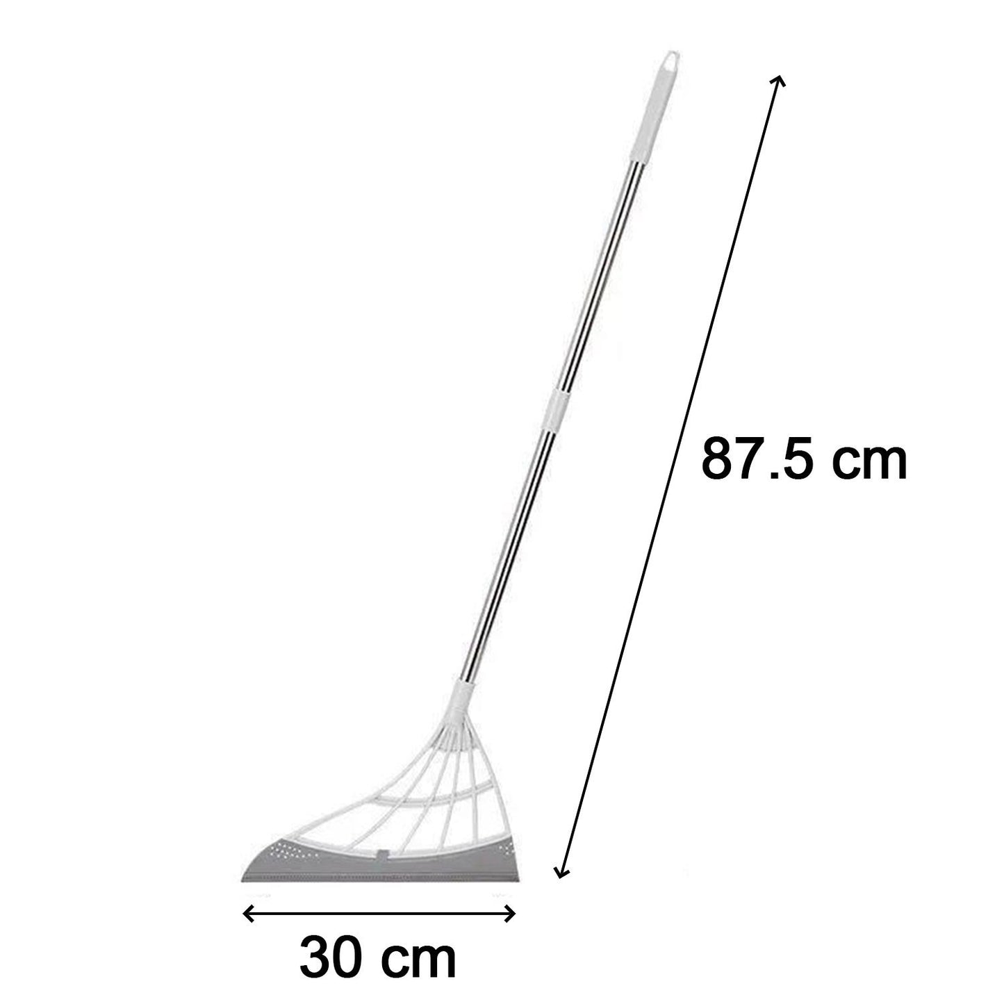 Durable Eco-Friendly Broom with Scraper | Efficient Floor Cleaning Tool