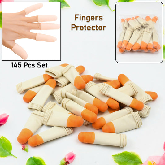 145 Pcs Silicone Finger Caps – Heat Resistant Finger Protectors for Cooking, Crafting & More