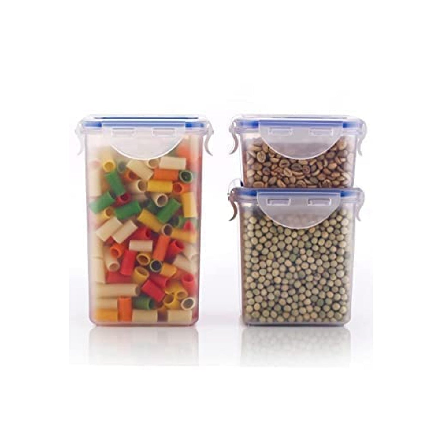 3 - Piece Airtight Food Storage Container Set – Leakproof & Transparent - Chestore