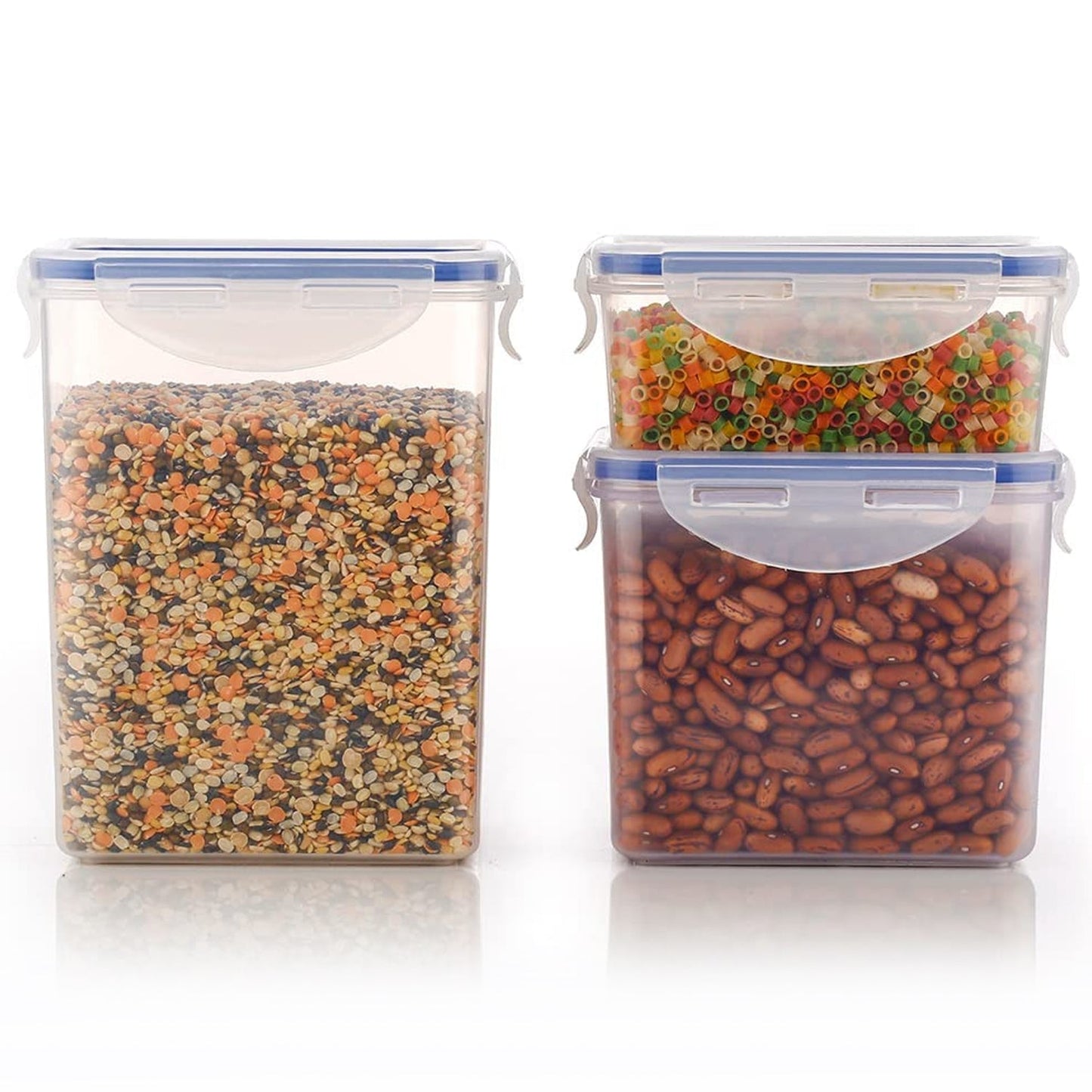 3 - Piece Airtight Food Storage Container Set – Leakproof & Transparent - Chestore