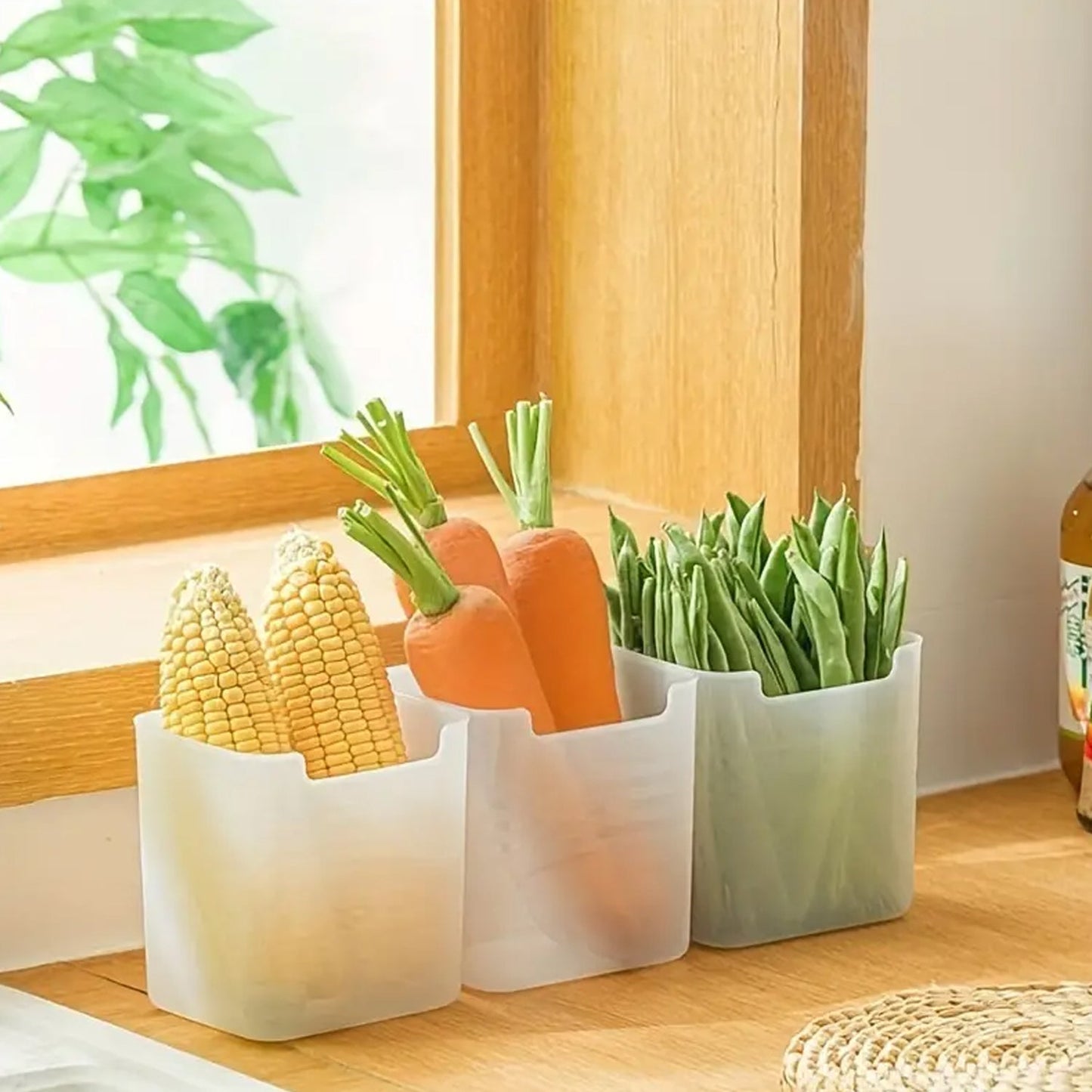 3 - Piece Clear Plastic Organizer Tray Set – Versatile Storage Solution - Chestore