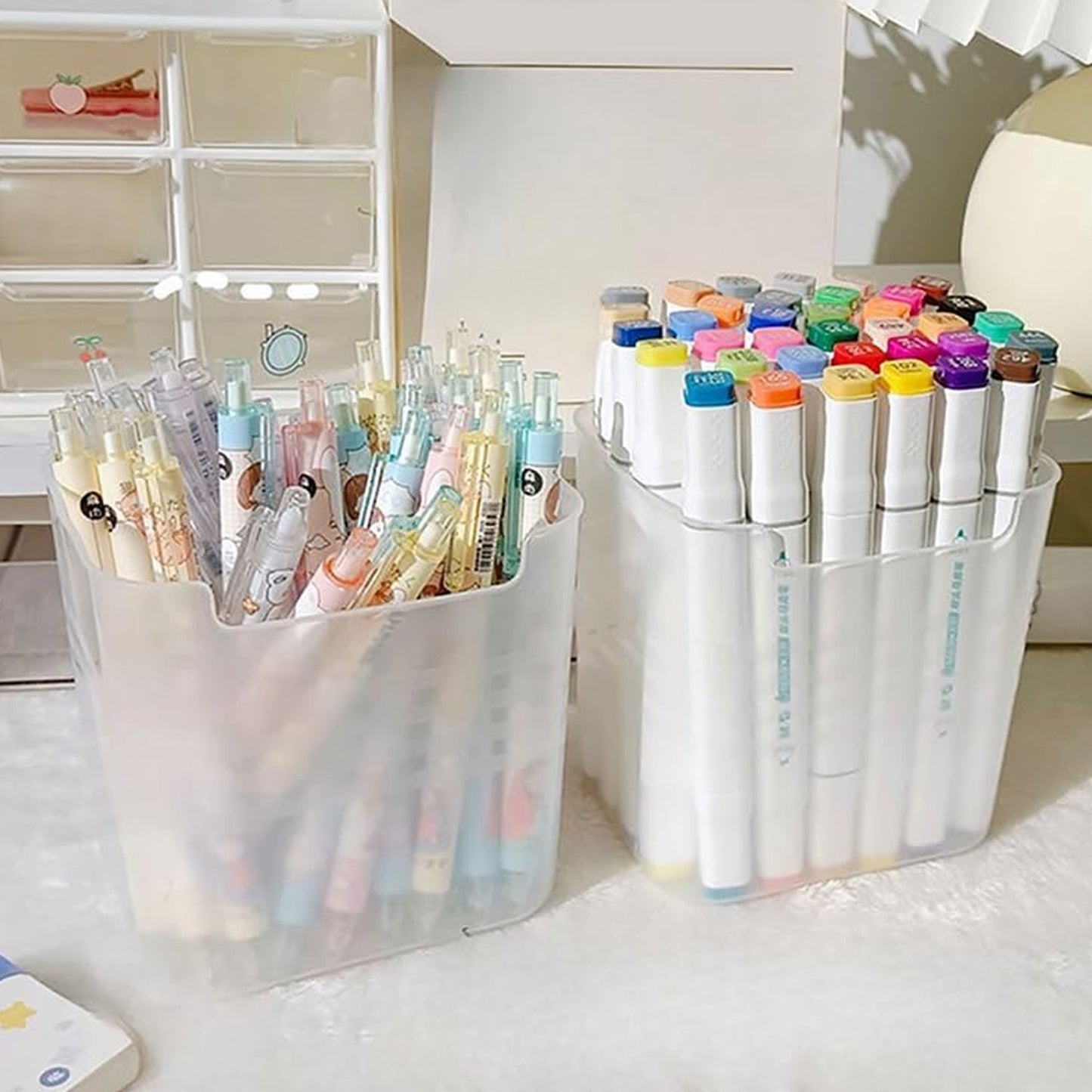 3 - Piece Clear Plastic Organizer Tray Set – Versatile Storage Solution - Chestore