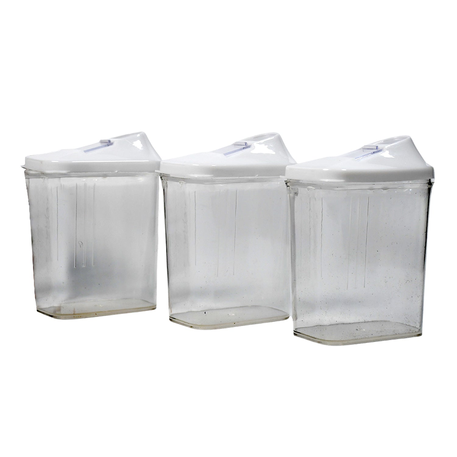 3 - Piece Transparent Kitchen Storage Jar Set – Airtight & Durable - Chestore