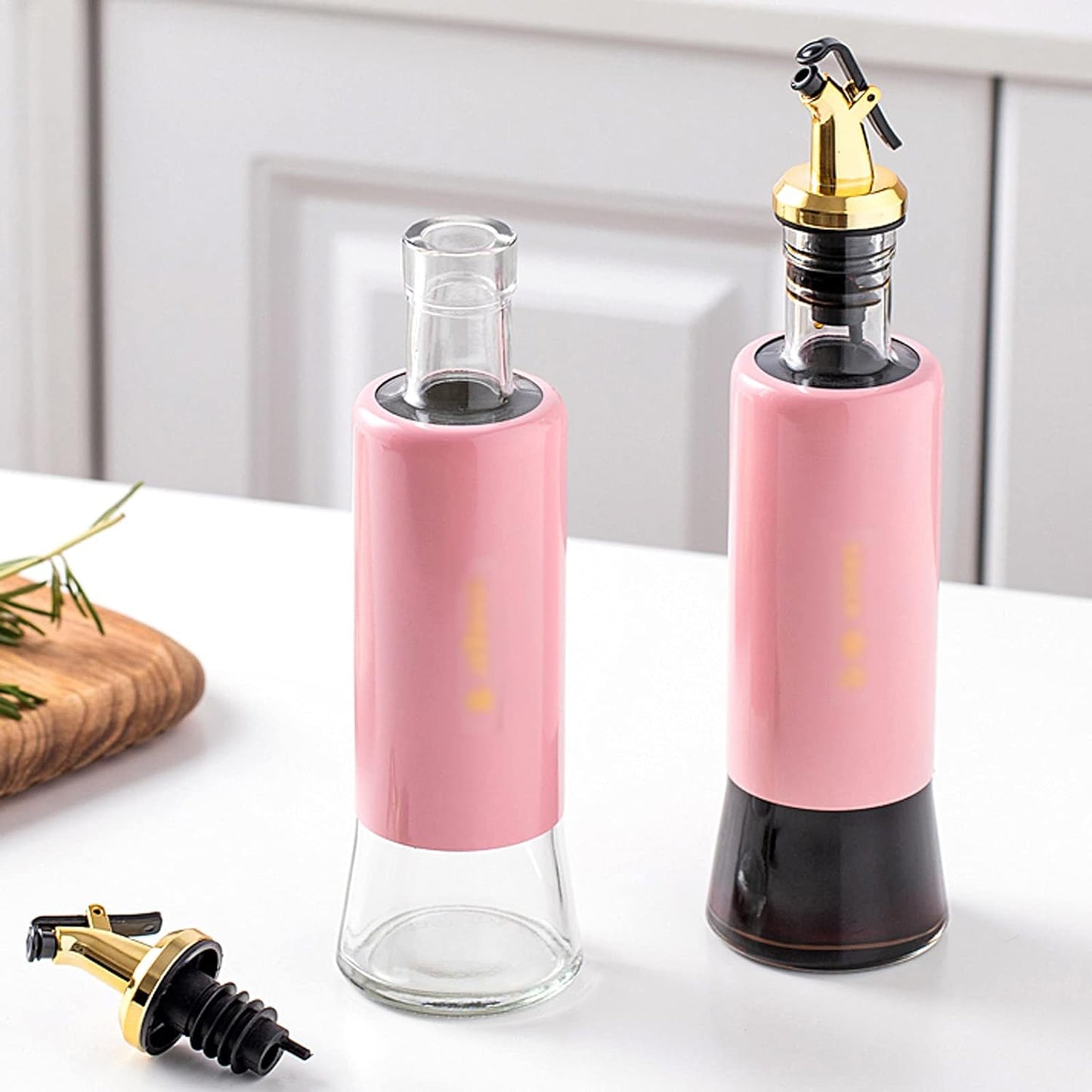 300ml Leakproof Glass Oil Dispenser Bottle – Non - Drip Spout - Chestore