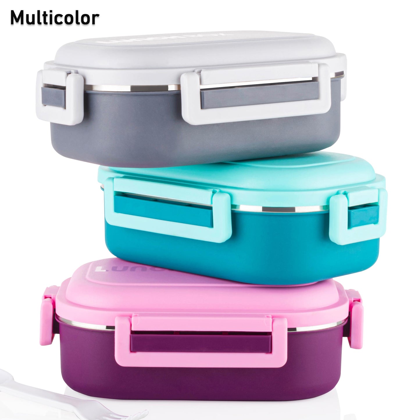 Insulated Stainless Steel Lunch Box – Leakproof & Comes with Spoon 🍱🔥❄️