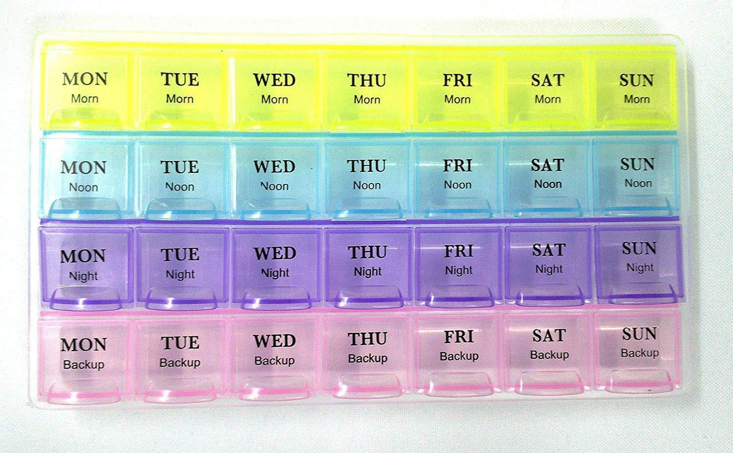 Weekly Pill Organizer Box – 7-Day 4-Times-a-Day Medicine Storage with 28 Compartments | Travel-Friendly Pill Case