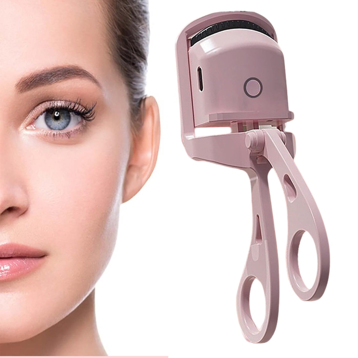 Electric Heated Eyelash Curler – Long-Lasting Curl for Stunning Eyes | 1 Pc
