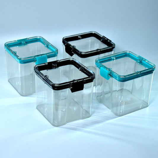 4 - Piece Square Food Storage Container Set – 700ml Each - Chestore