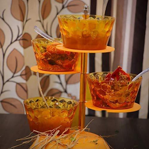 4-in-1 Multipurpose 360° Rotating Pickle Rack Container – Kitchen Organizer