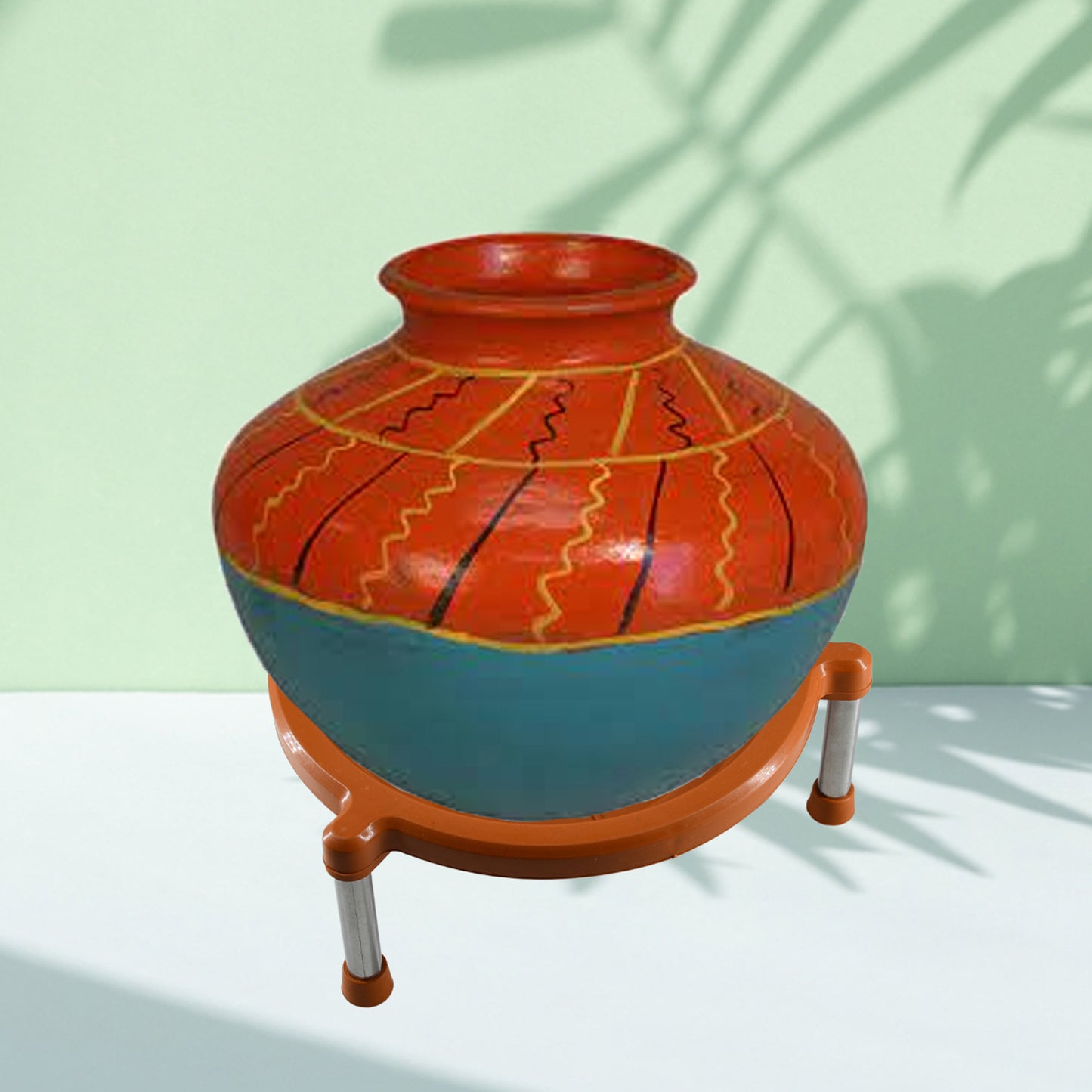 Multipurpose Matka Stand – Durable Plastic Water Pot & Plant Stand