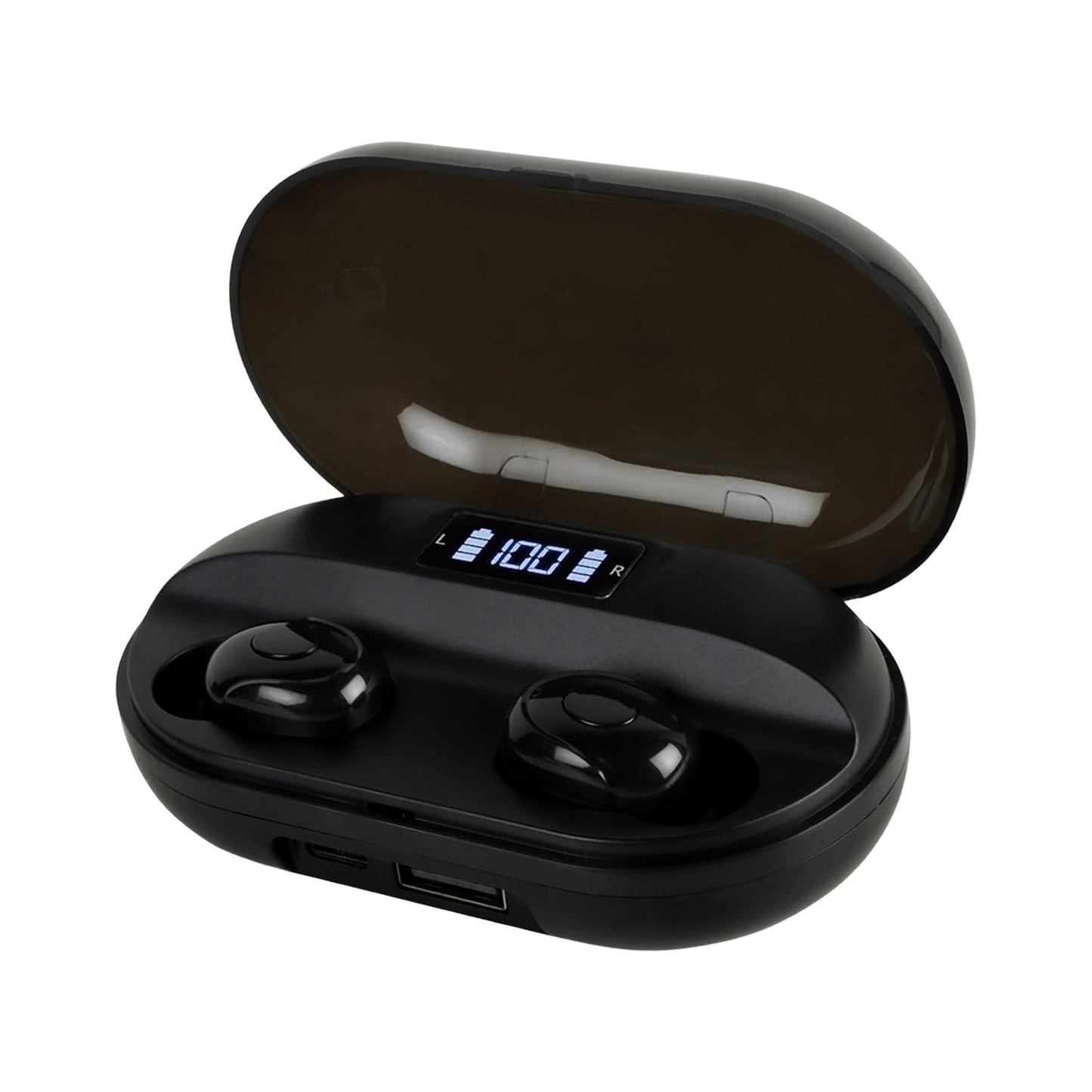 TWS Dual Pairing Wireless Earbuds with Mic – Long Playtime & ENC Noise Reduction
