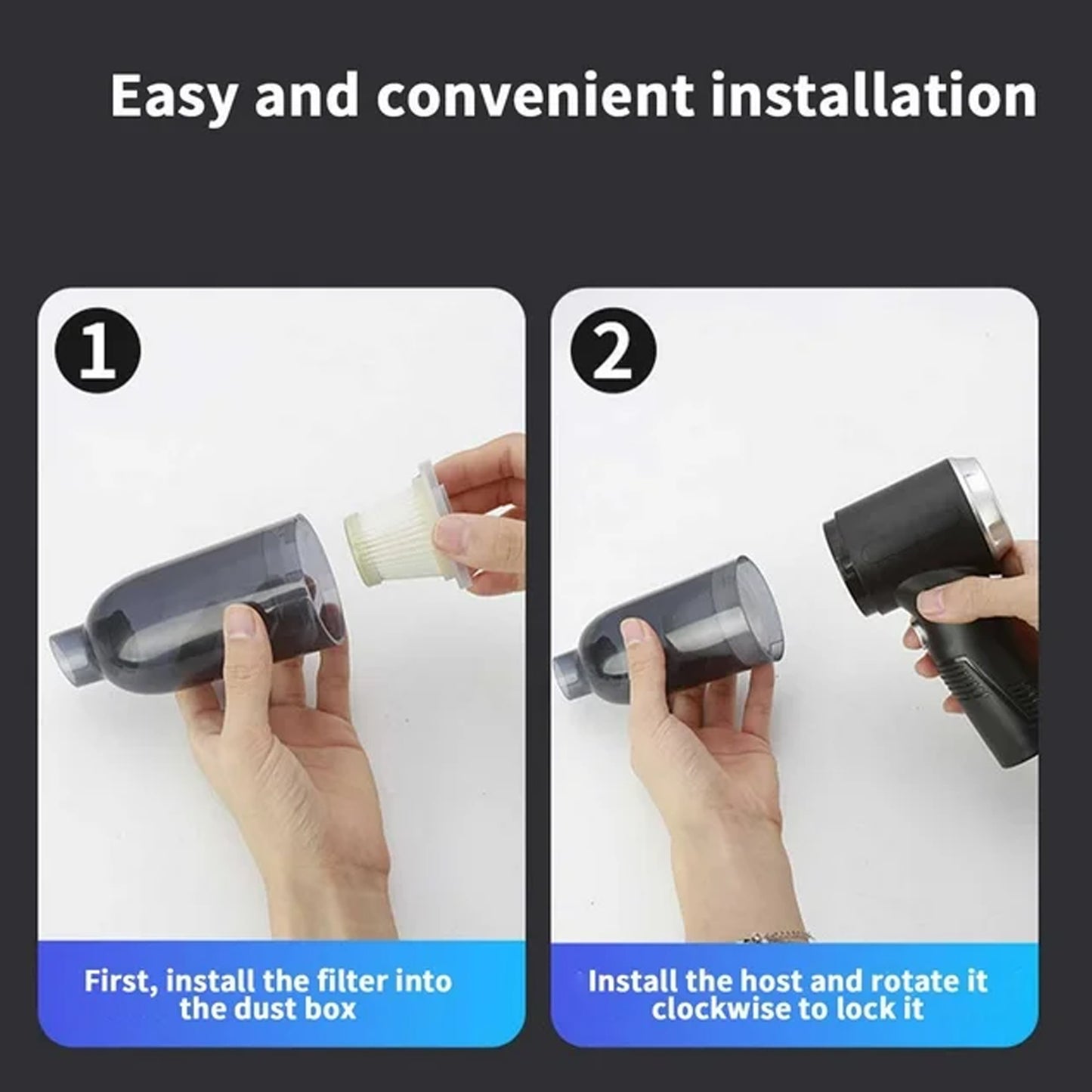 🚗 3-in-1 Car Mini Vacuum Cleaner with Blower – Wireless & Rechargeable! 🌀