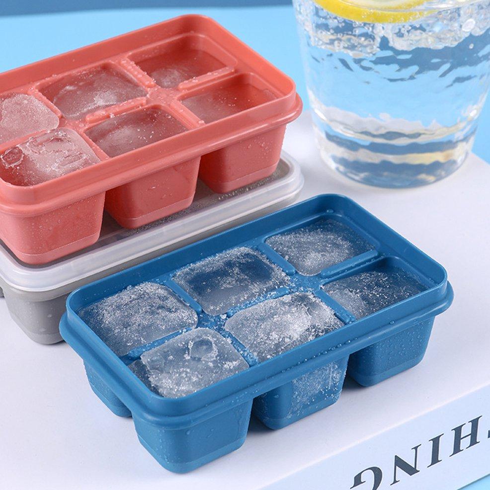 6 - Grid Silicone Ice Cube Tray – Flexible & Reusable - Chestore