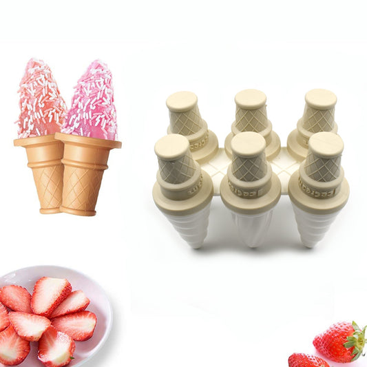 6 - Pc Ice Cream Mold – Reusable & Food - Safe - Chestore