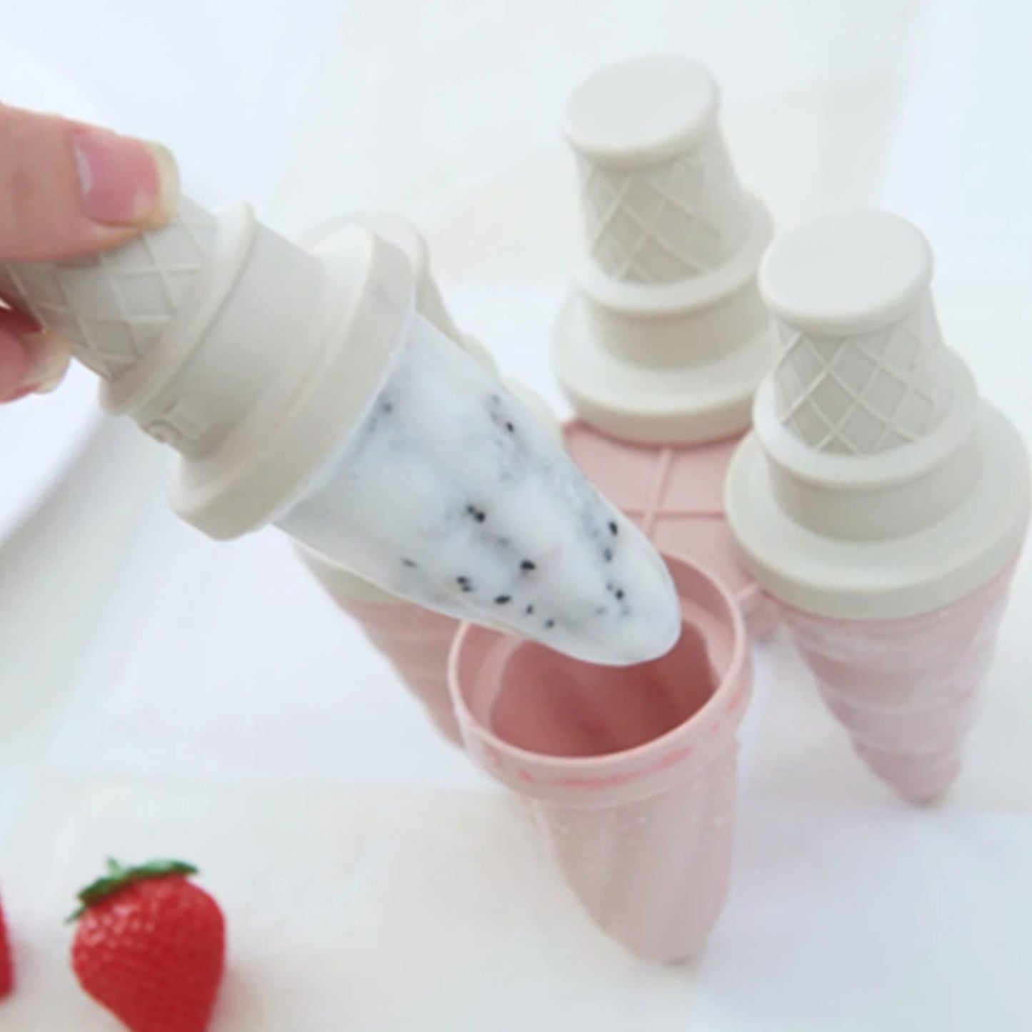 6 - Pc Ice Cream Mold – Reusable & Food - Safe - Chestore