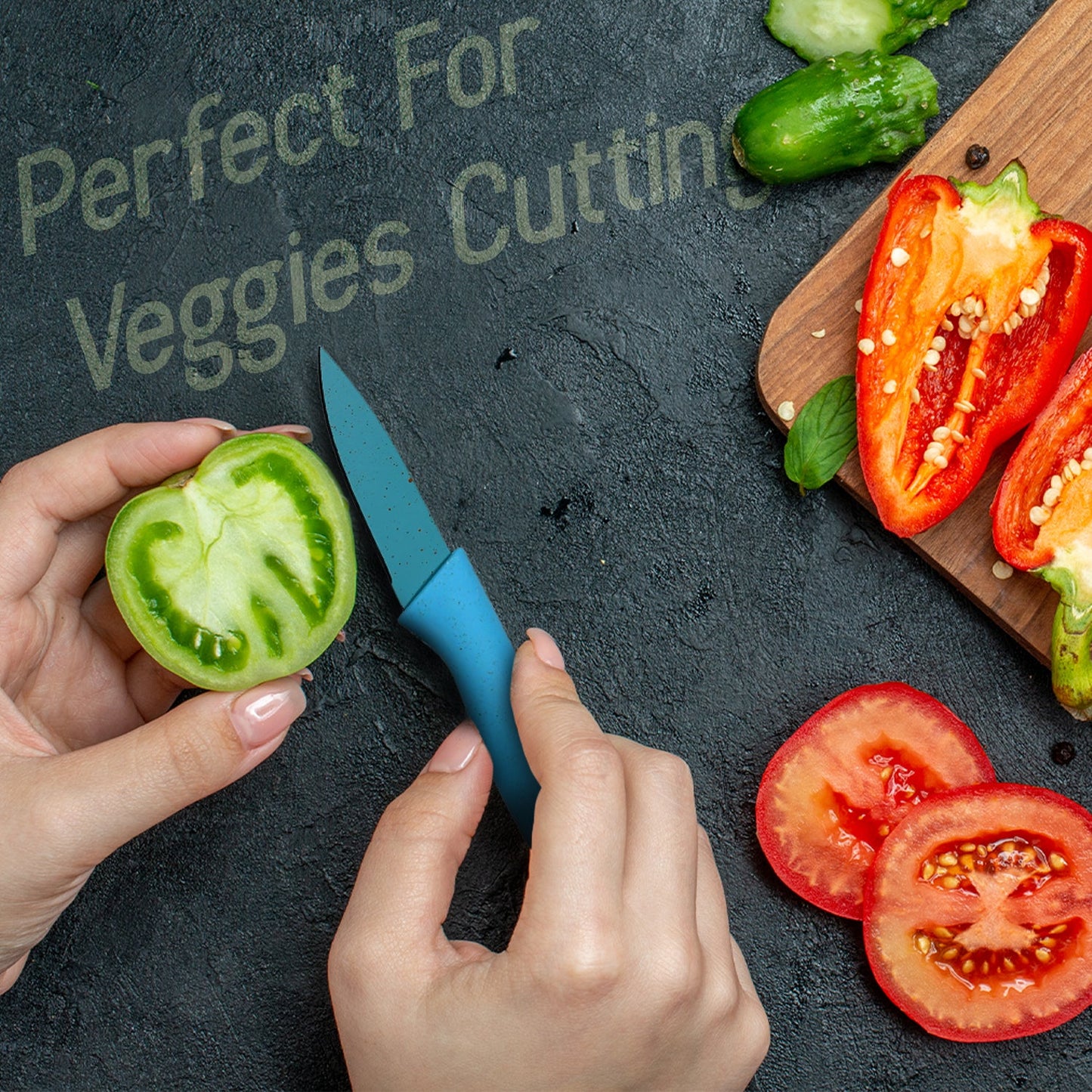 6 - Piece Professional Kitchen Knife Set – Forged Knives with Box - Chestore