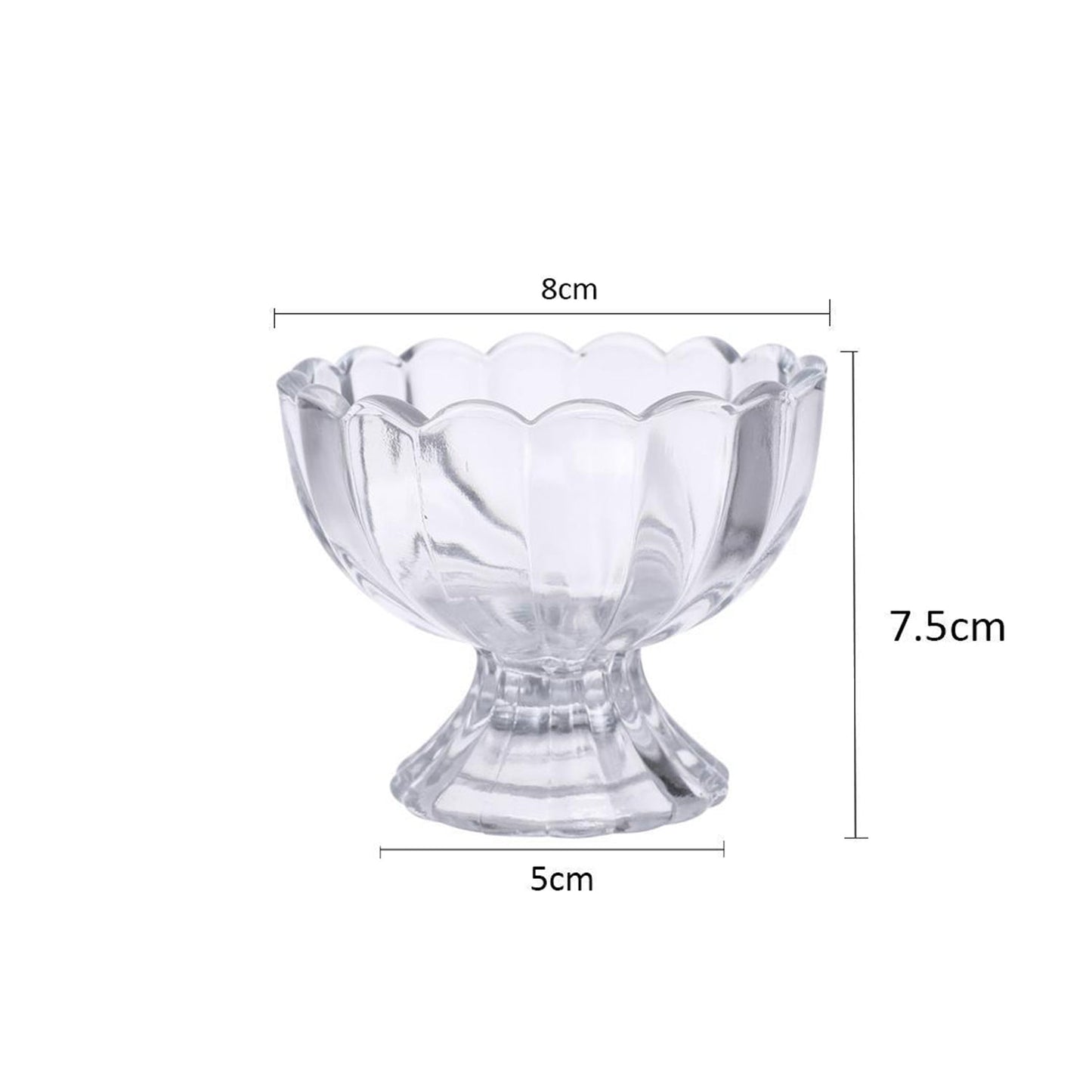 6 - Piece Serving Dessert Bowl Set – Ice Cream, Salad & Fruit Bowls - Chestore
