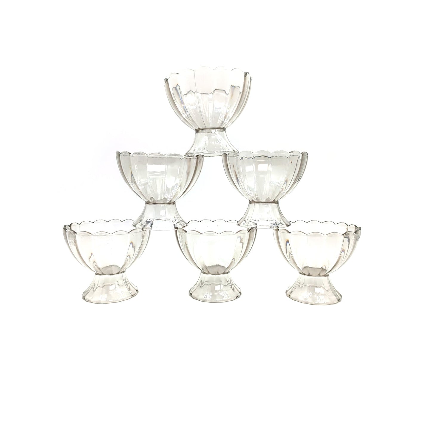 6 - Piece Serving Dessert Bowl Set – Ice Cream, Salad & Fruit Bowls - Chestore