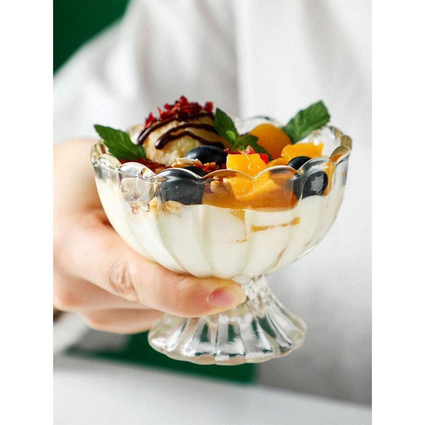6 - Piece Serving Dessert Bowl Set – Ice Cream, Salad & Fruit Bowls - Chestore