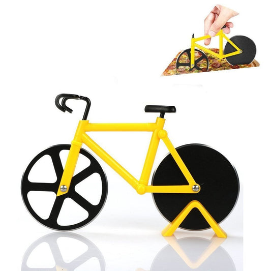 Stainless Steel Bicycle Shape Pizza Cutter | Unique & Fun Kitchen Tool