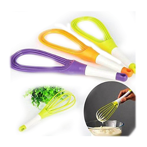 Plastic Whisk Mixer for Milk, Coffee, Egg, & Juice | Balloon Whisk for Kitchen