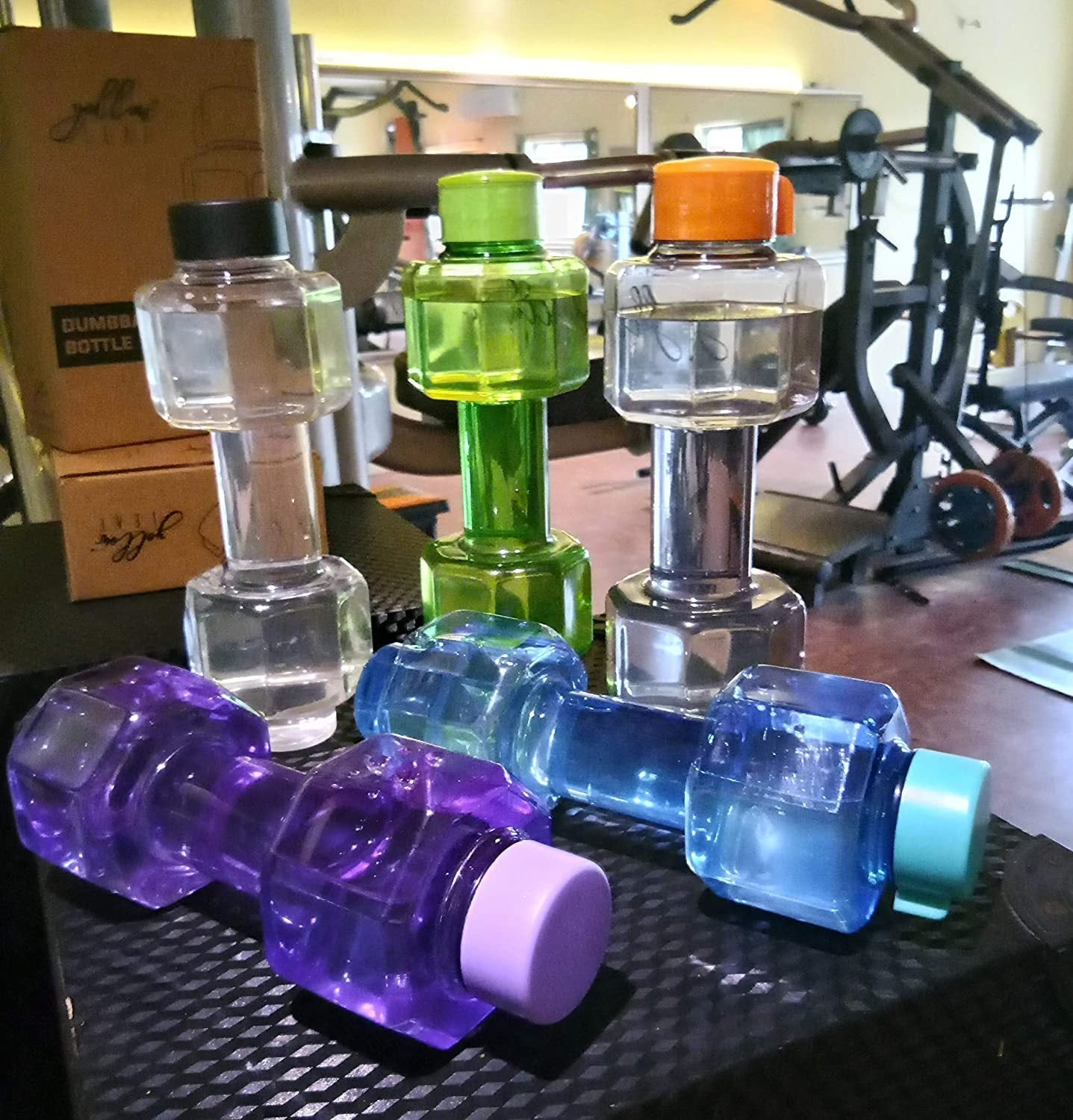 Dumbbell Water Bottle 750ml | Gym Water Bottle for Fitness & Workout