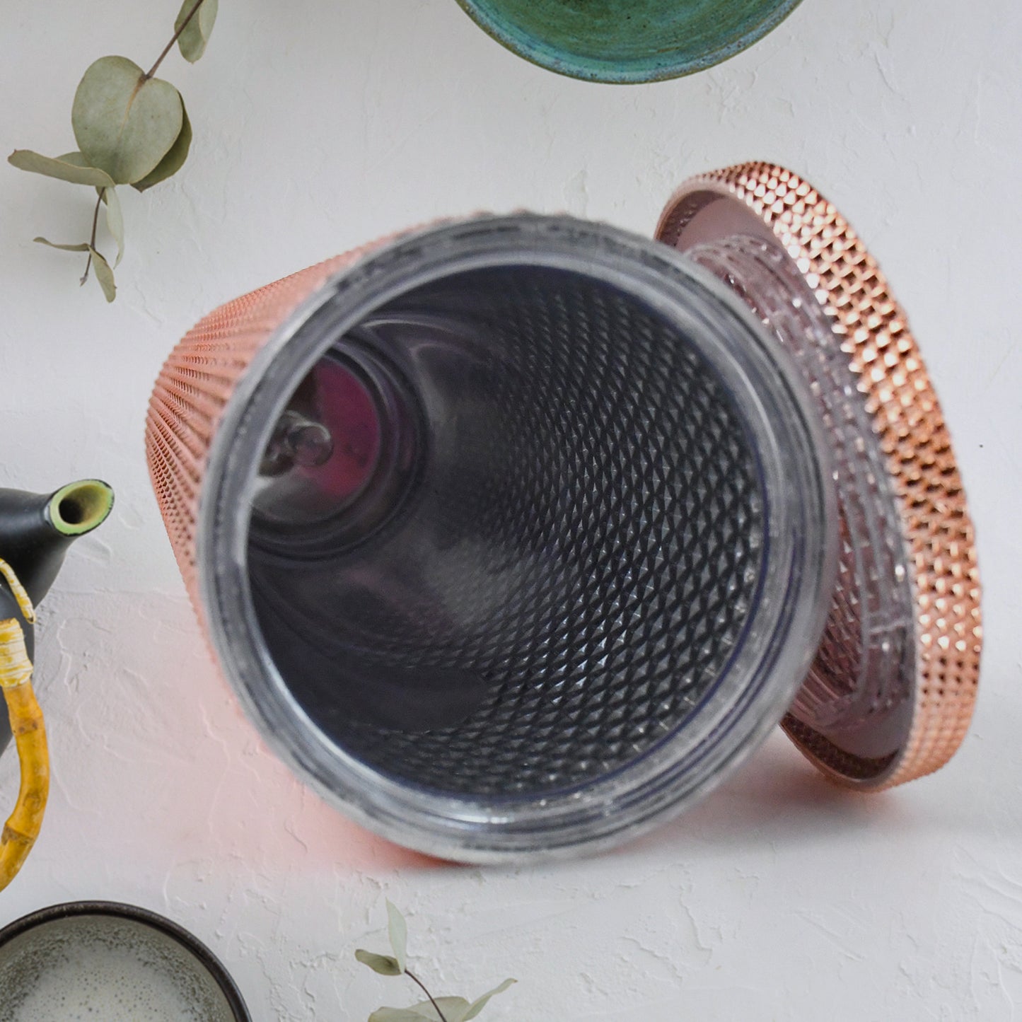 Studded Tumbler Cup with Straw – Double-Walled Cold Cup for Iced Coffee ☕❄️