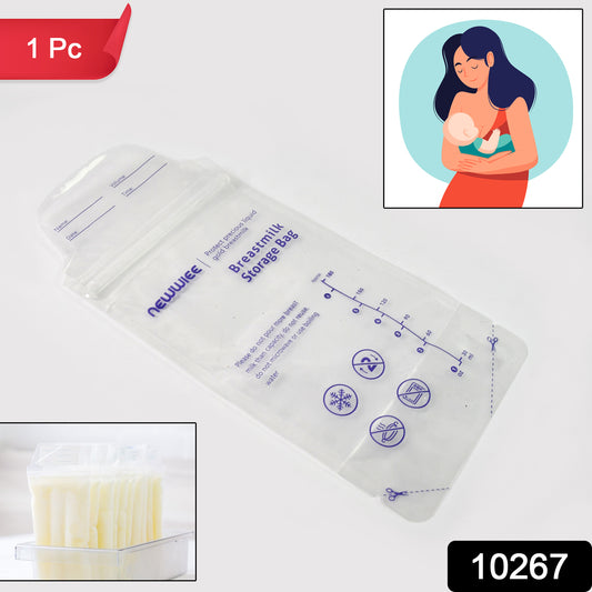 🍼 Breastmilk Storage Bags – Double Zipper Seal (1 Pc)