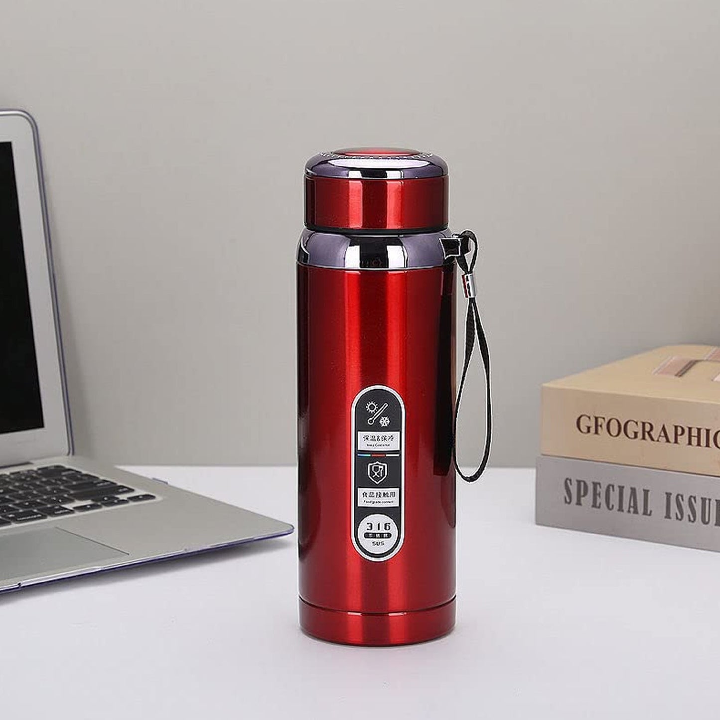 800ml Stainless Steel Thermos Bottle – Leak - Proof & Reusable Flask - Chestore
