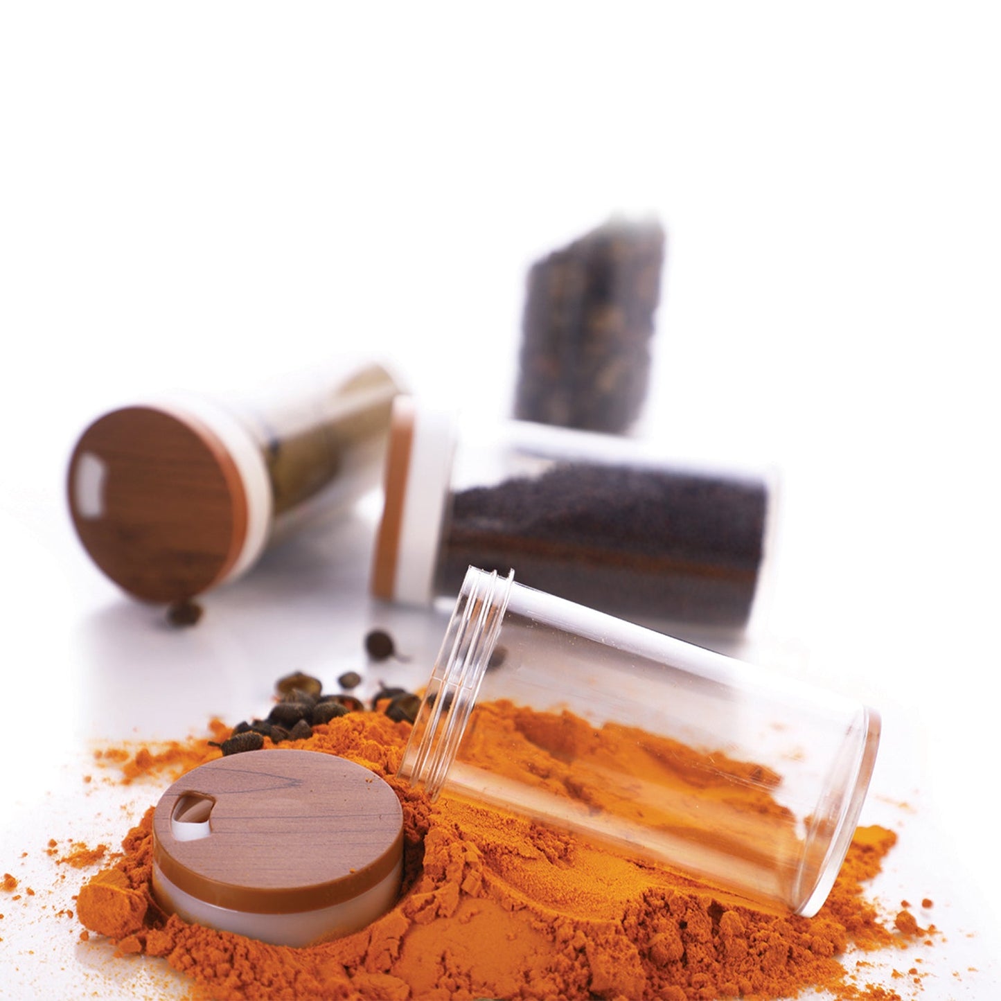 8118 Ganesh 12 - jar Revolving Spice Rack Masala Box - Chestore