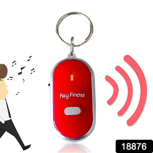 🔑 Key Finder – Anti-Lost Key Chain with Whistle Induction (1 Pc)