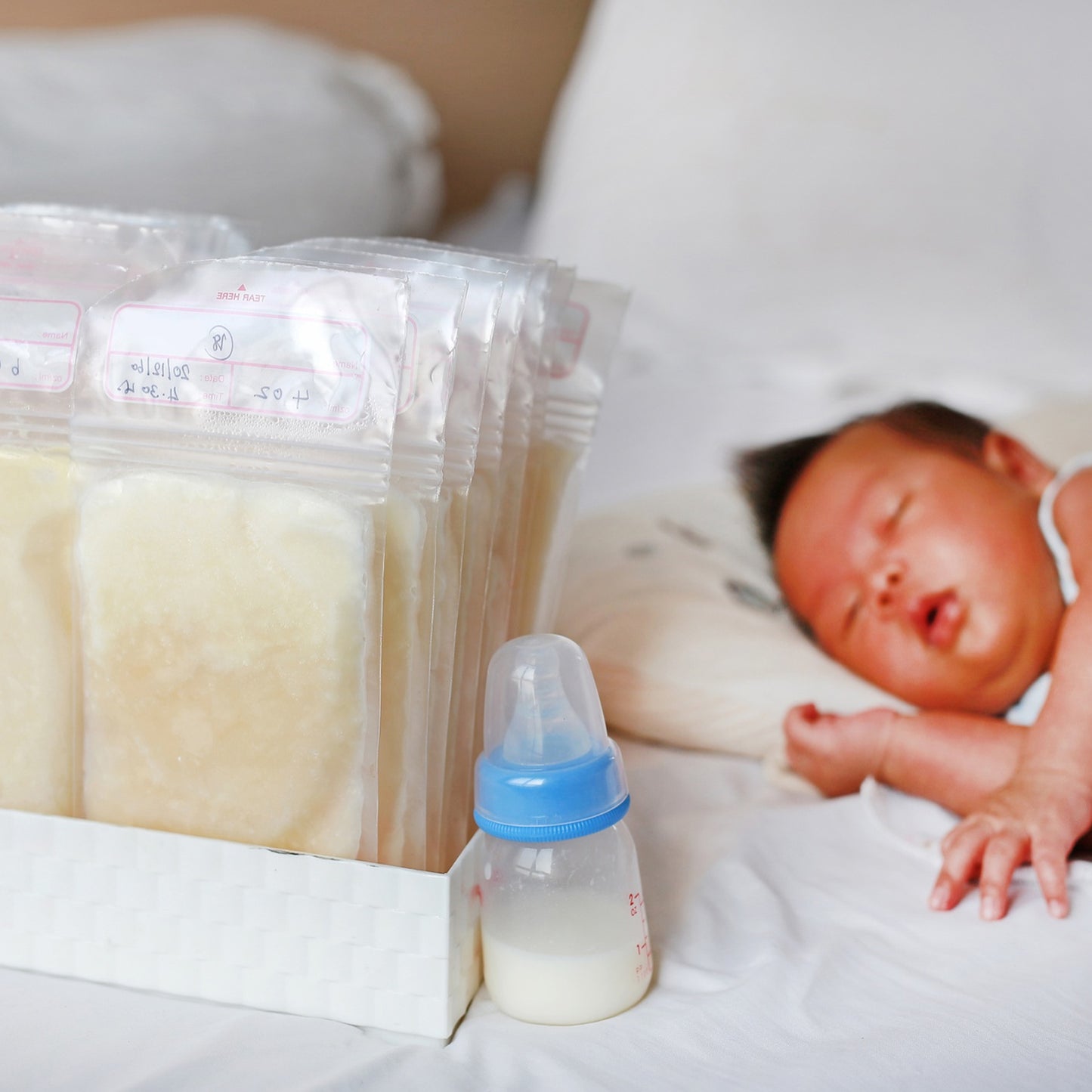 🍼 Breastmilk Storage Bags – Double Zipper Seal (1 Pc)