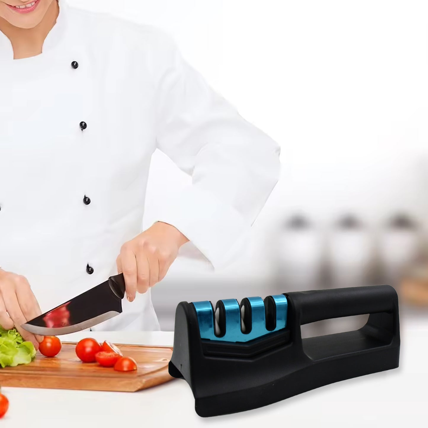 9-in-1 Kitchen Knife Sharpener – Multi-Function Tool with Chopper & Fish Scale Remover 🔪✨