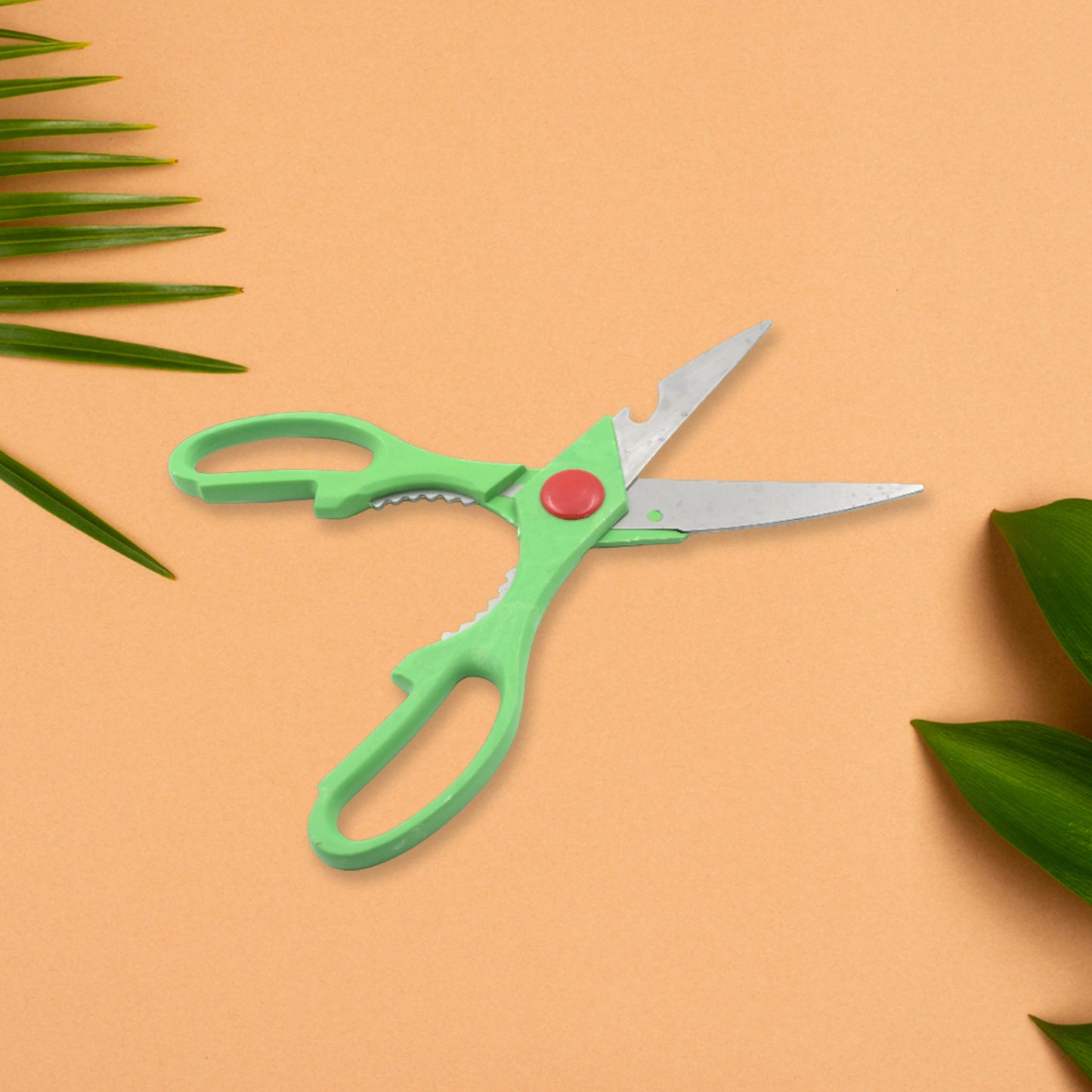 ✂️ Multi-Function Stainless Steel Kitchen Scissors with Bottle Opener
