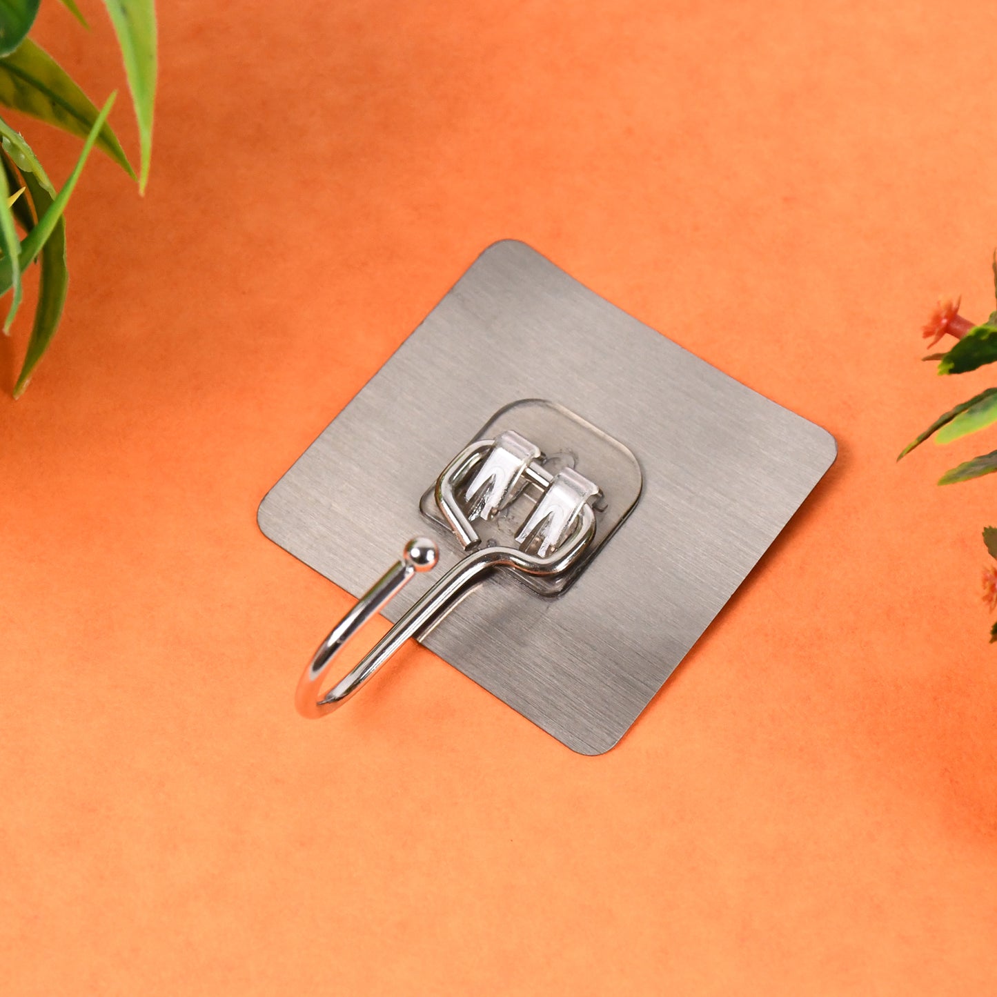 Large Stainless Steel Self-Adhesive Wall Hook – Strong, Rustproof & Easy to Install 🏡🔩✨