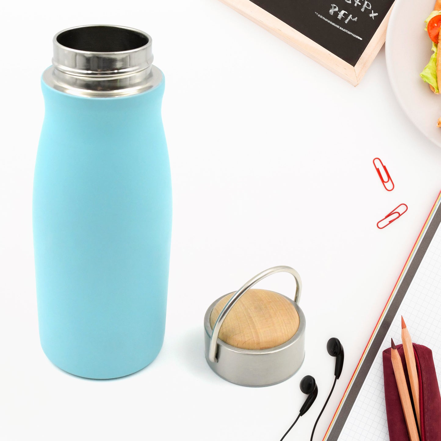 Premium Stainless Steel Water Bottle – 360ml | Leak-Proof, Rust-Proof, BPA-Free