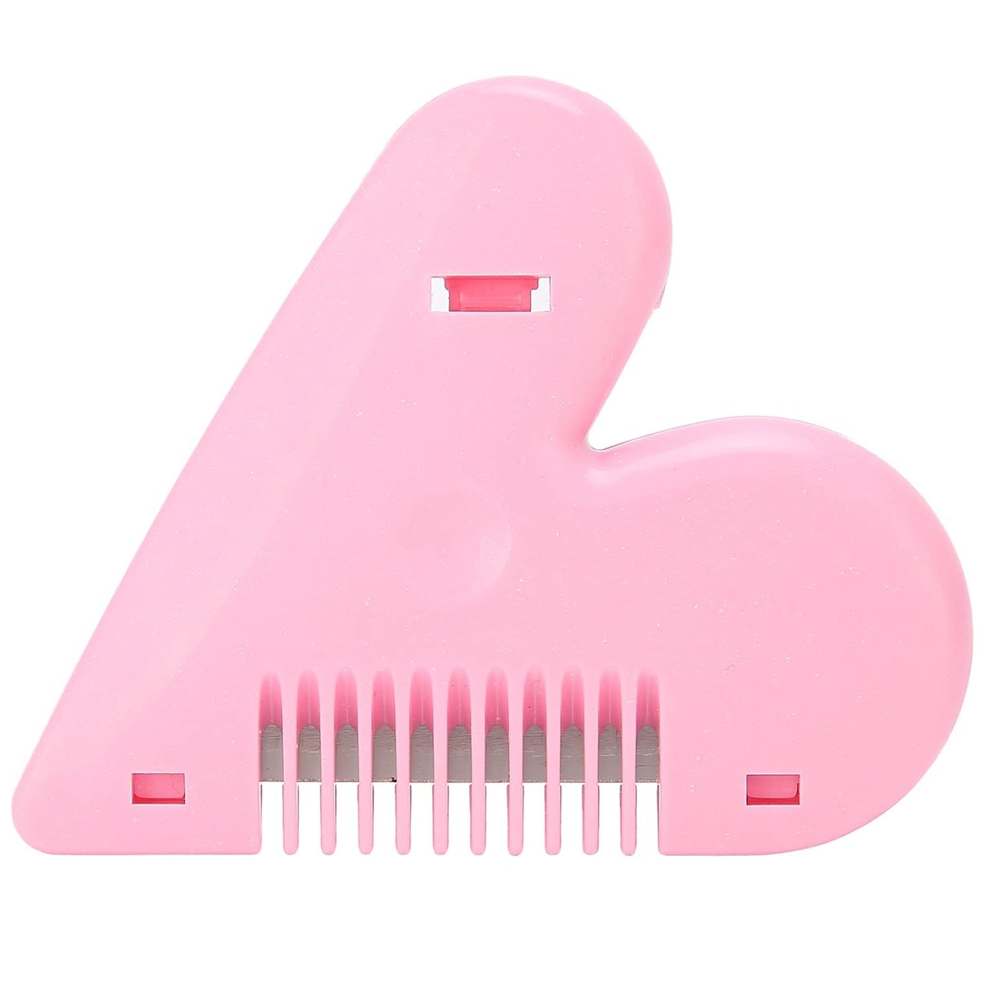 Heart-Shaped Baby Hair Cutting Scissors – Lightweight, Portable & Safe for Girls | Double-Edge Stainless Steel